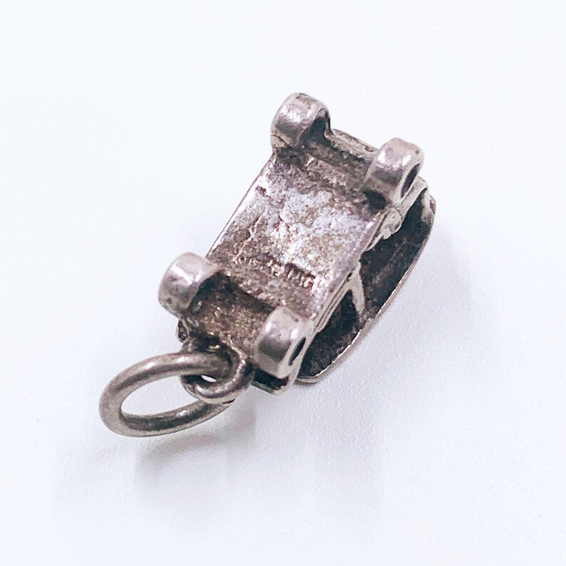 Vintage Silver Model T Automobile Charm, Sterling Tin Lizzie Charm