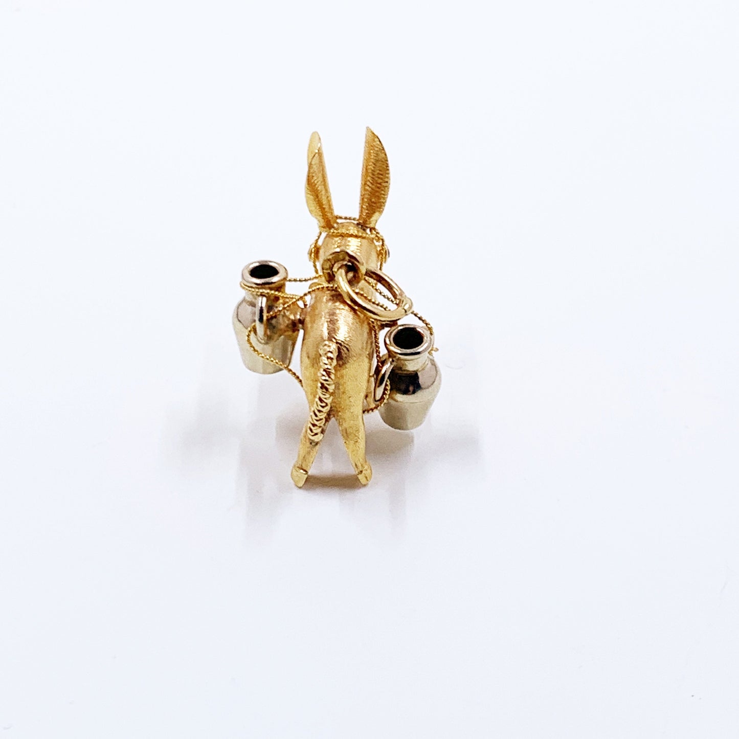 Vintage 19.2k Portuguese Gold Donkey Charm Pendant | 800 Portuguese Gold Burro Charm