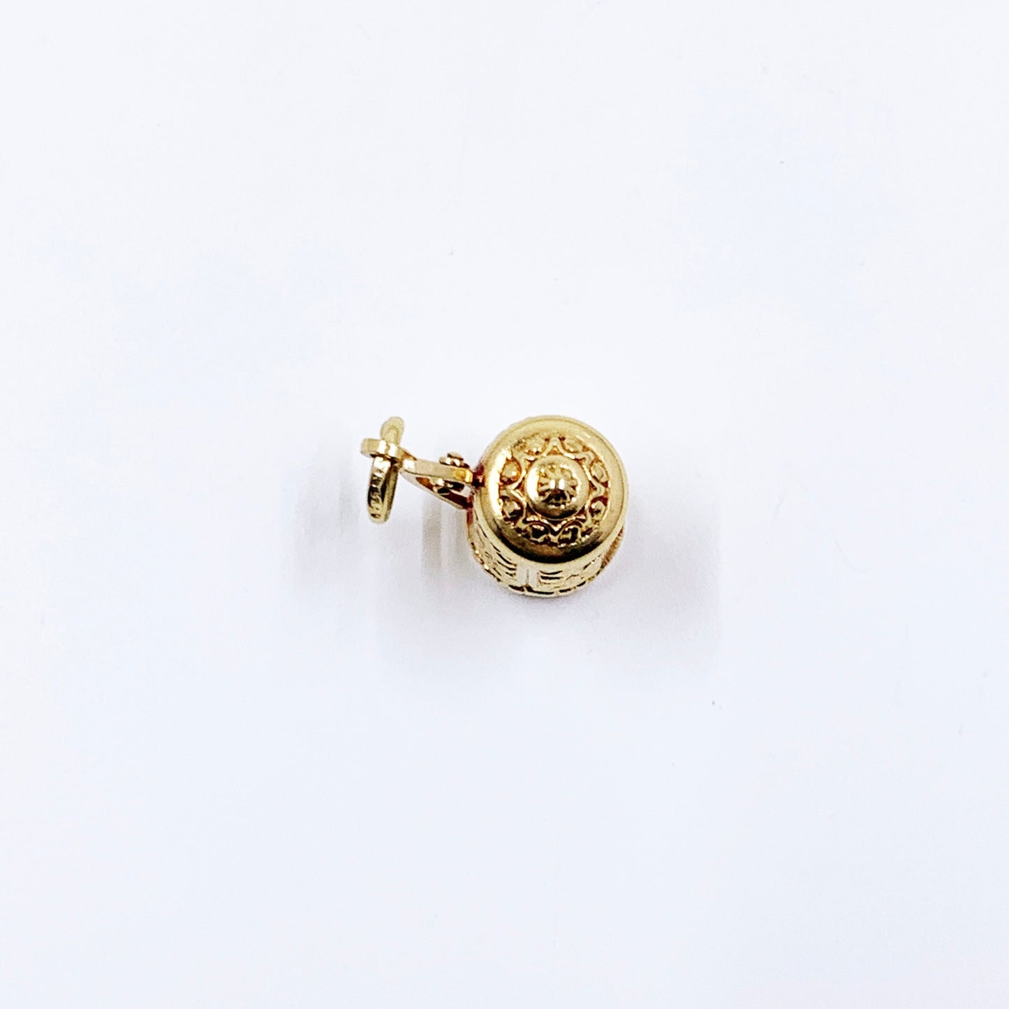 Vintage 14K Stein Charm, 14K Gold 3D Beer Stein Charm, 14K Movable Stein Pendant