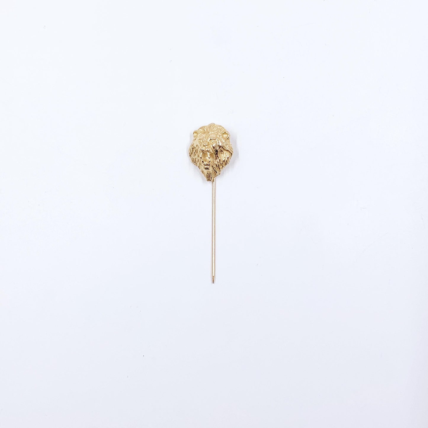 Vintage 14k Lion Stick Pin