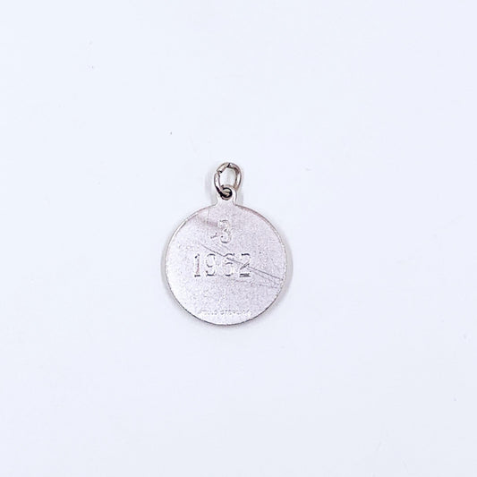 Vintage Wells Sterling You & Me Heart Charm