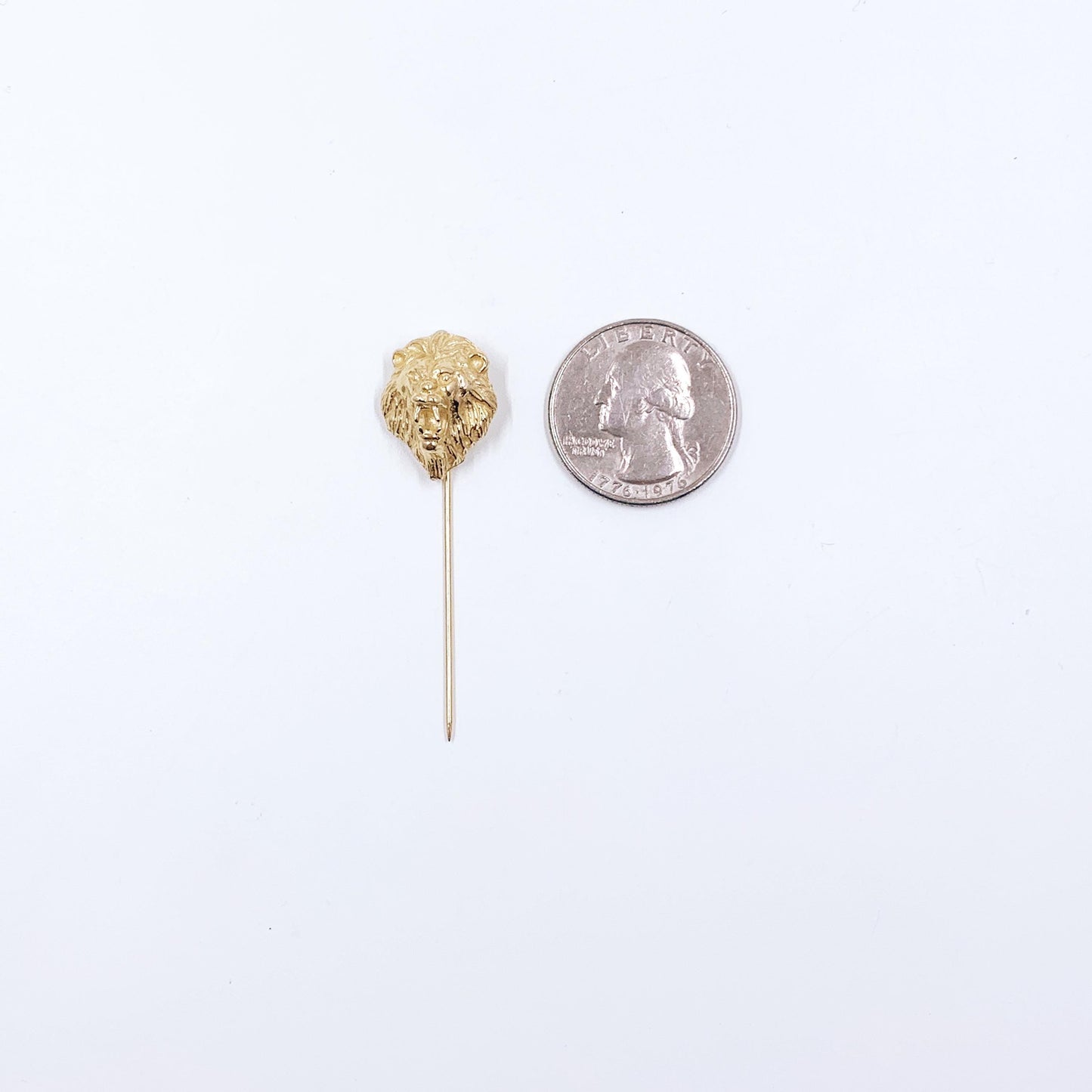 Vintage 14k Lion Stick Pin
