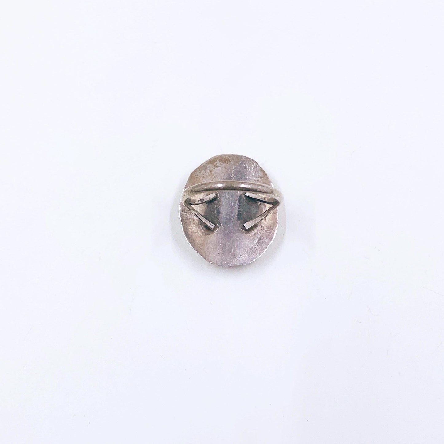 Vintage Sterling Southwest Turquoise Ring, Size 7.5 Ring