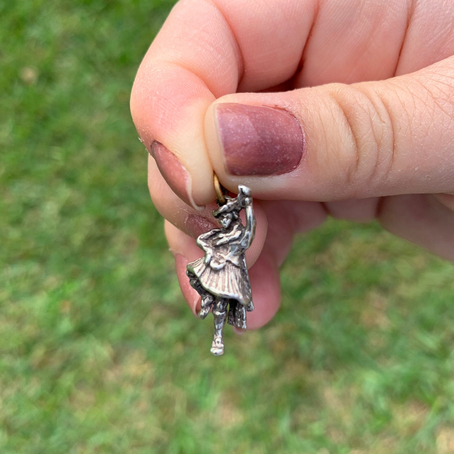 Vintage Silver Scottish Highland Dancer Charm