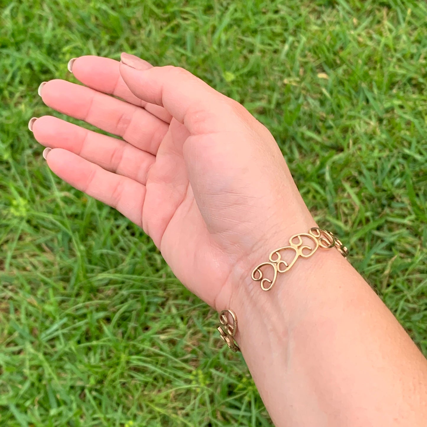 Vintage Filigree Cuff Bracelet | Silver Wire Cuff