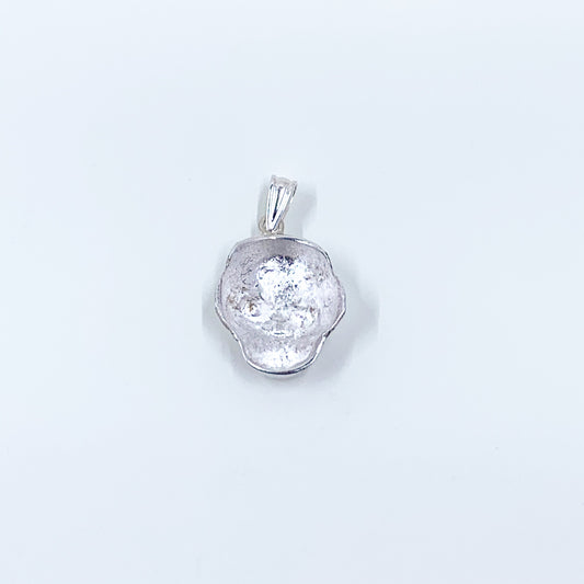 Vintage Silver Skull Pendant | Omicron Delta Skull Charm | Conversion Jewelry