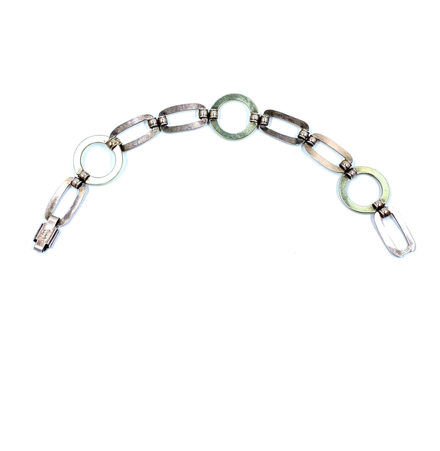 Vintage Krementz Art Deco Gold Overlay Bracelet | Krementz Diana | Rose Gold and Yellow Gold Overlay