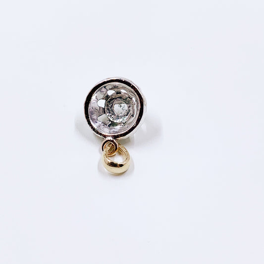 Antique Georgian Solitaire Diamond Pendant | Conversion | Antique Rose Cut Diamond Pendant