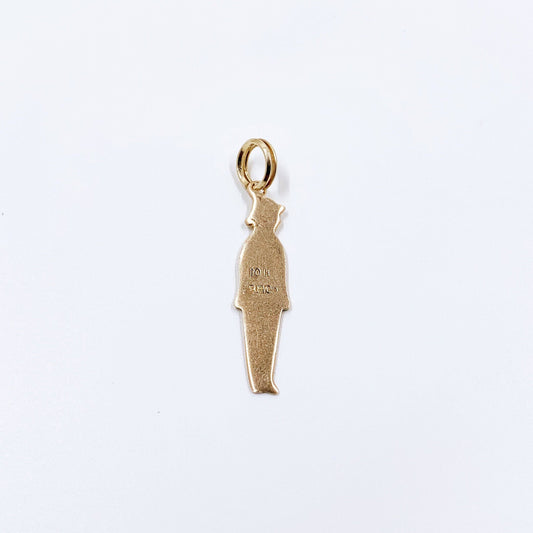 Vintage 10K Gold Bahamas Policeman Charm | Vintage BM CO Gold Charm | Gold Bahamas Souvenir Charm