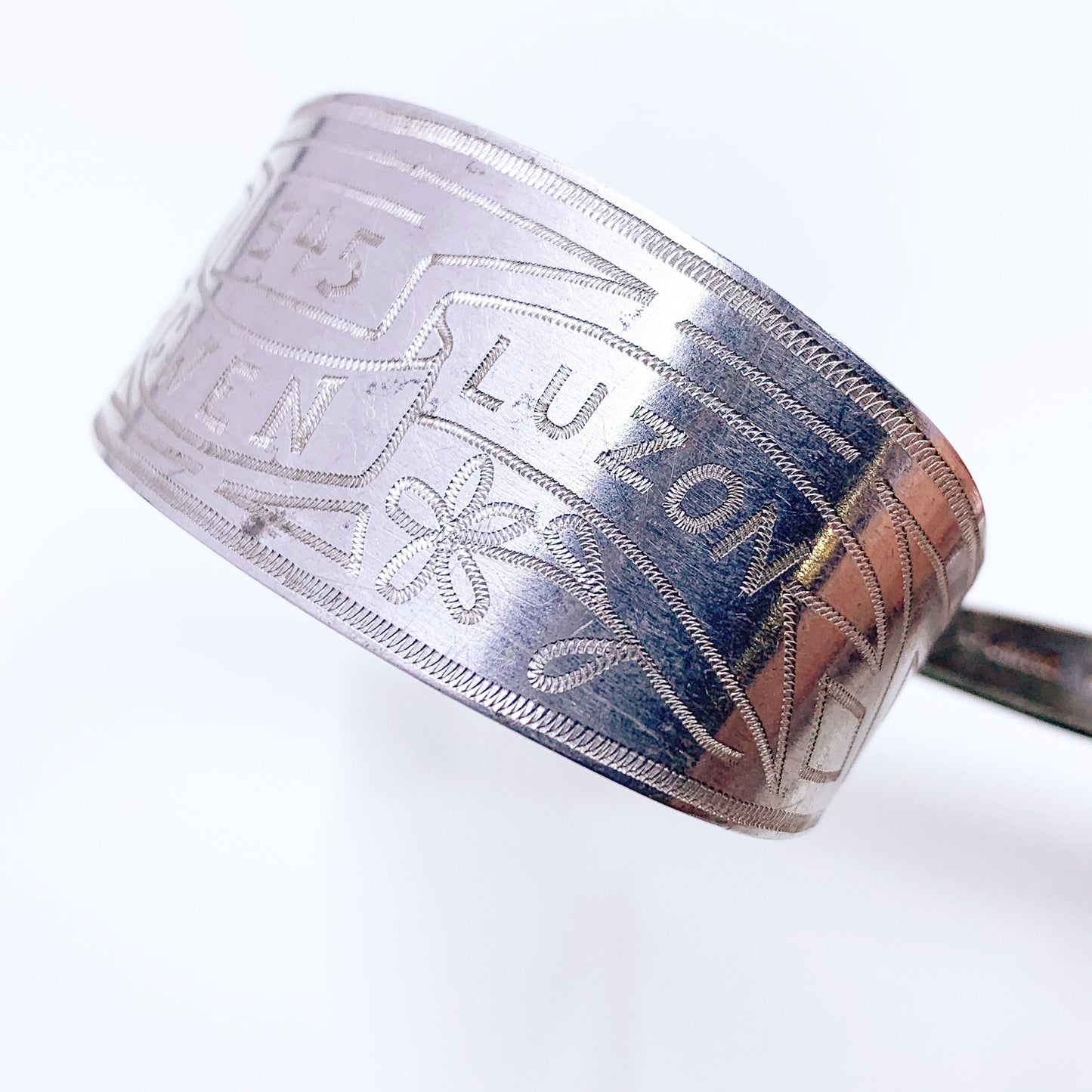 Philippines WWII Sweetheart Bracelet | 1945 Philippine Campaign | Manila Luzon Sweetheart Cuff | US Soldier Art