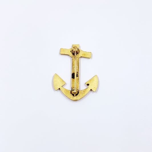 Vintage Blackinton Anchor Brooch | Nautical Anchor Brooch