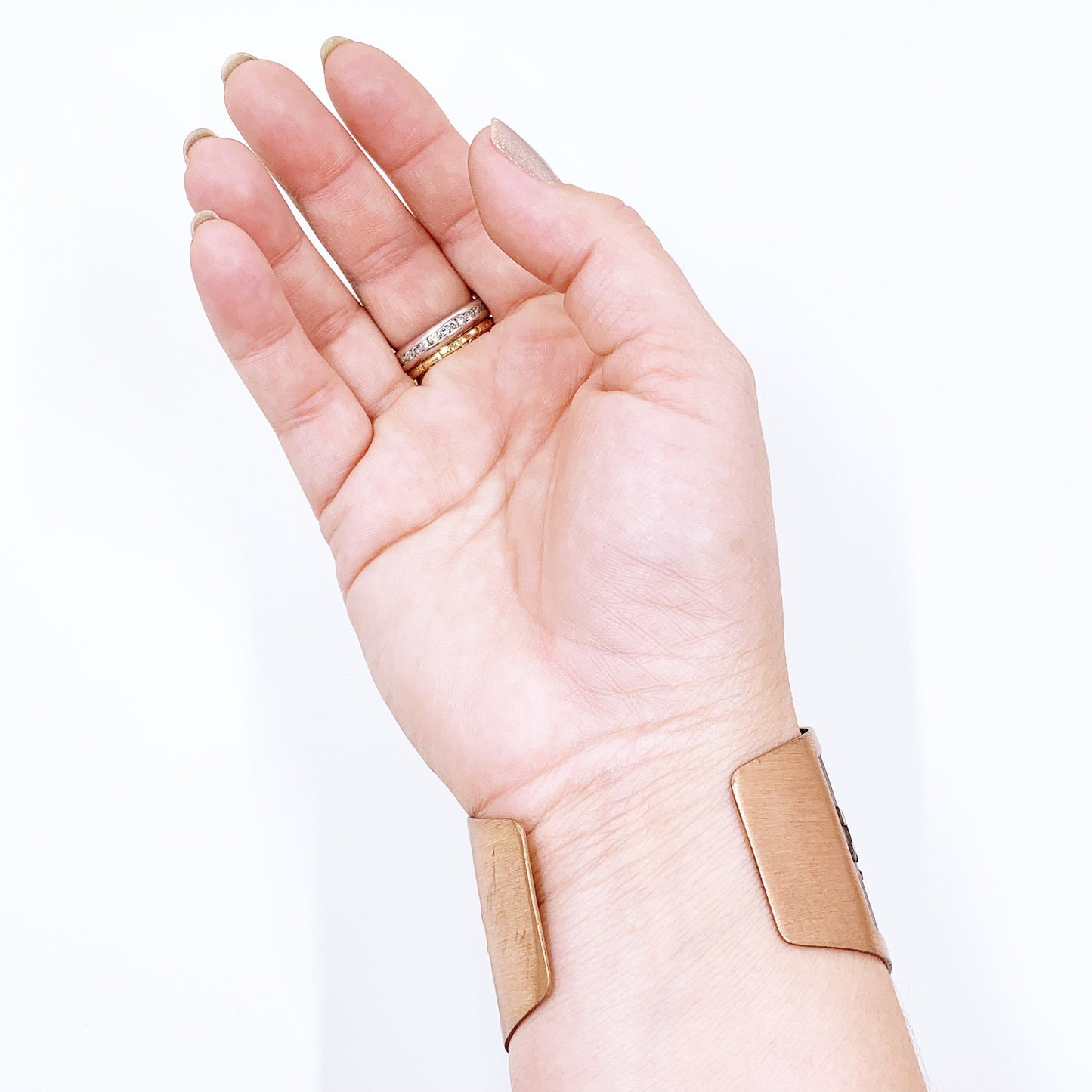 Vintage Copper Kachina Dancer Wide Cuff | WM Wheeler Co Cuff Bracelet | Southwestern Bracelet