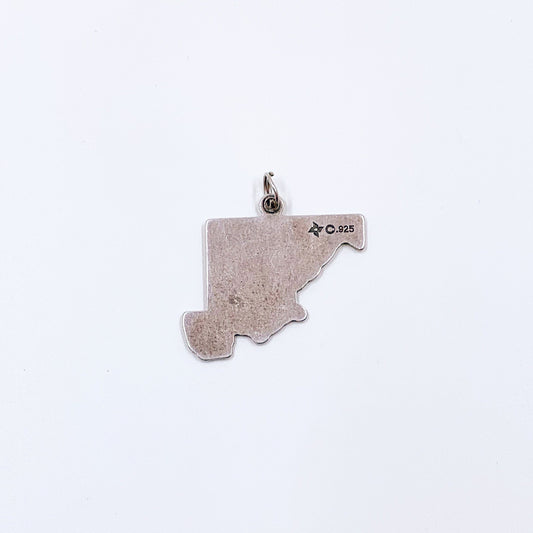 Vintage Maryland State Charm | Silver State of Maryland Charm