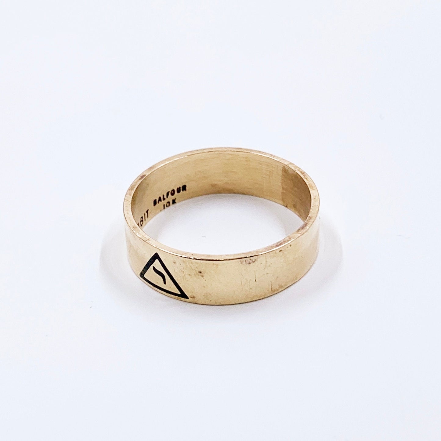 Vintage 10K Masonic Ring, 14th Degree Scottish Rite