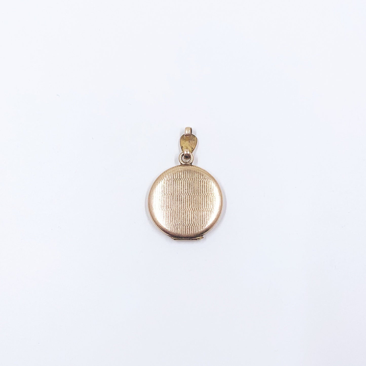 Antique Gold Filled Monogrammed Round Locket | BOG Monogram Bliss Brothers CO Locket