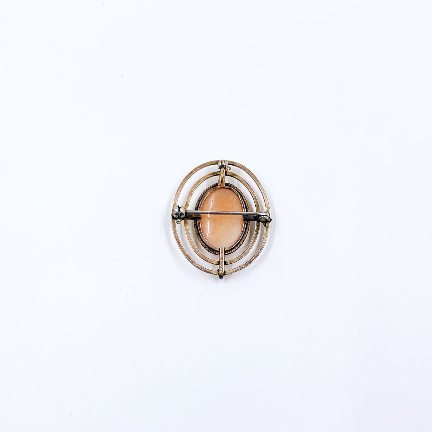 Vintage Gold Filled Cameo Brooch and Pendant