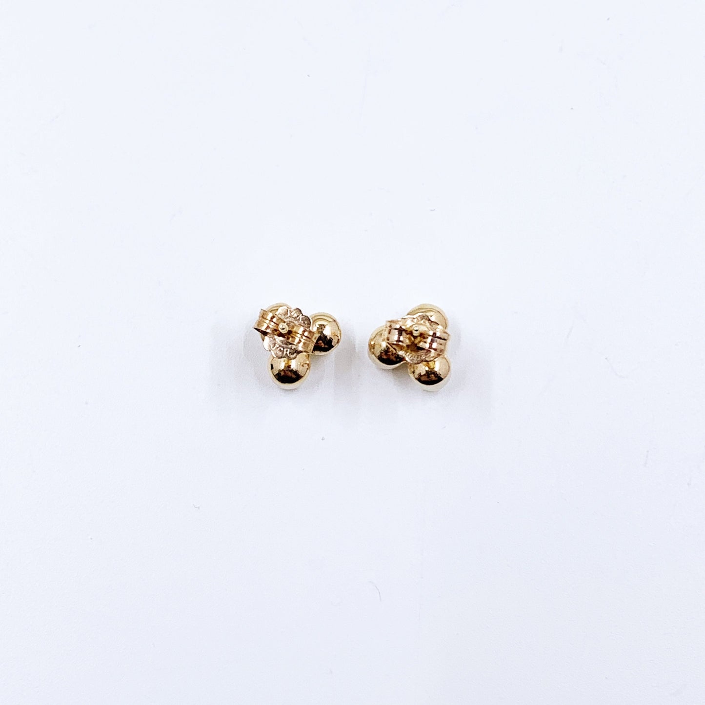 Vintage 14K Classic Pearl Stud Earrings, Everyday White Pearl Earrings