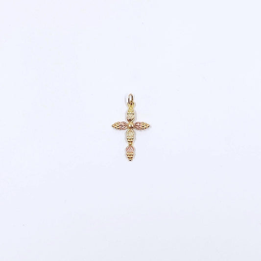 Landstroms Black Hills Gold 10K Cross Pendant