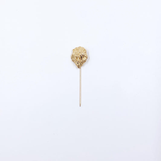 Vintage 14k Lion Stick Pin