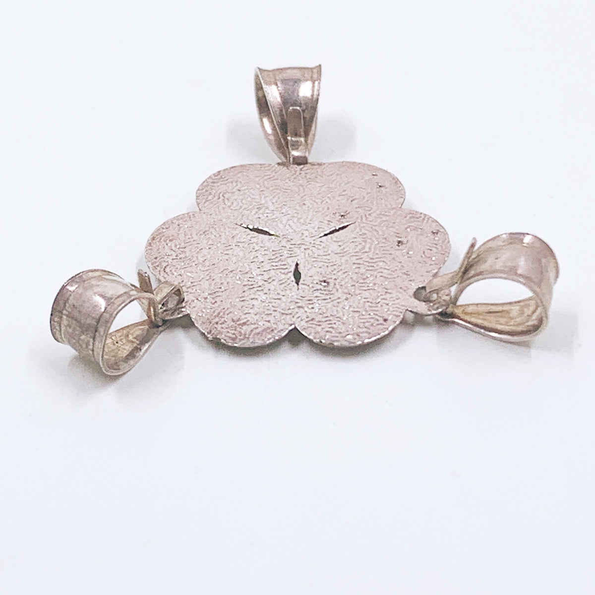 Sterling Silver Friends Heart Charm Set, Uncut Triple Pendant