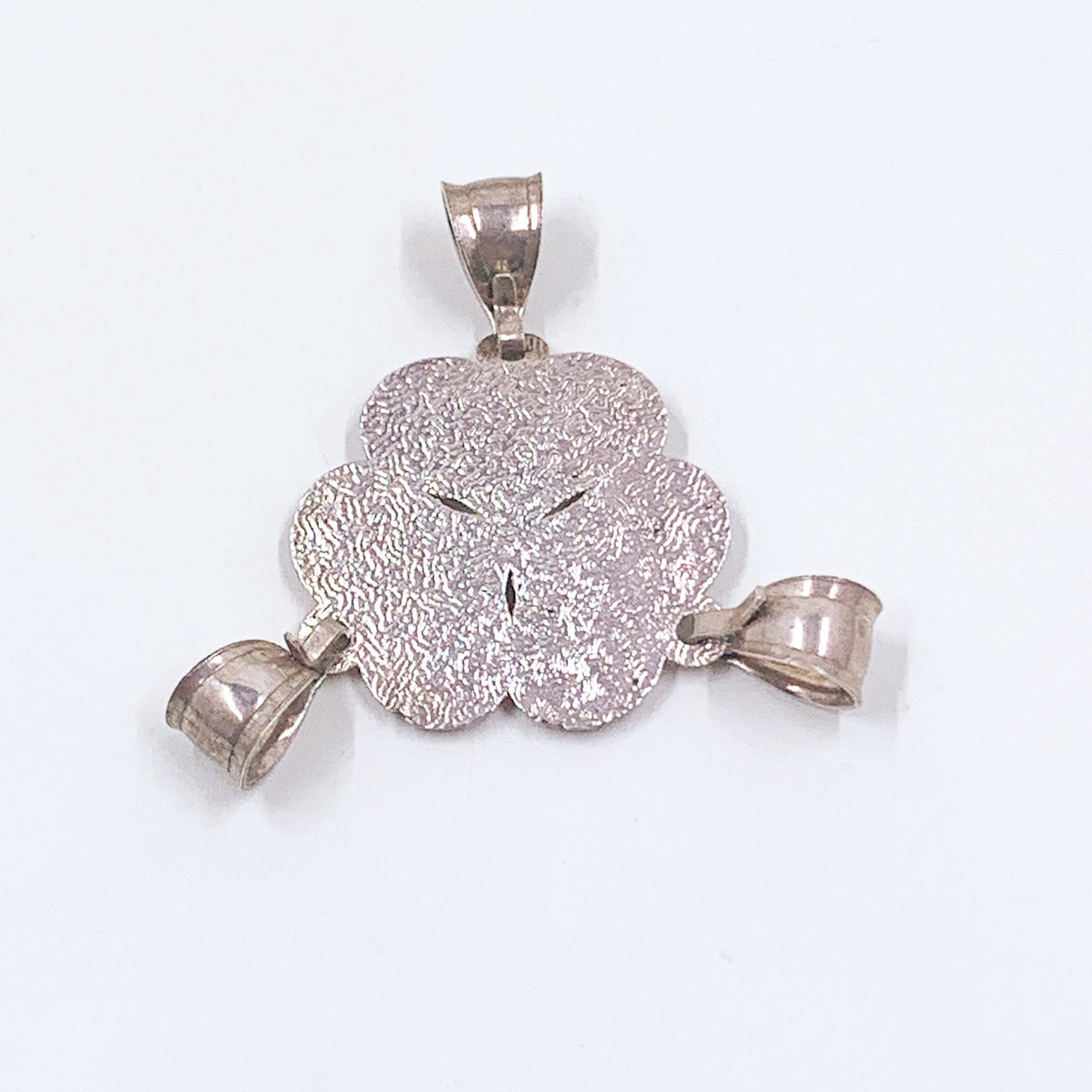Sterling Silver Friends Heart Charm Set, Uncut Triple Pendant
