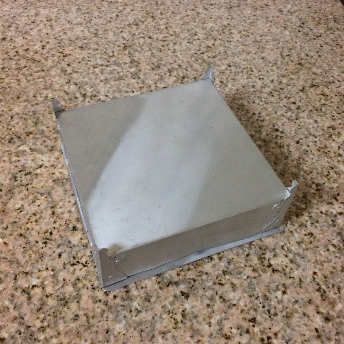 Vintage Handkerchief Aluminum Box | Vintage Aluminum Container