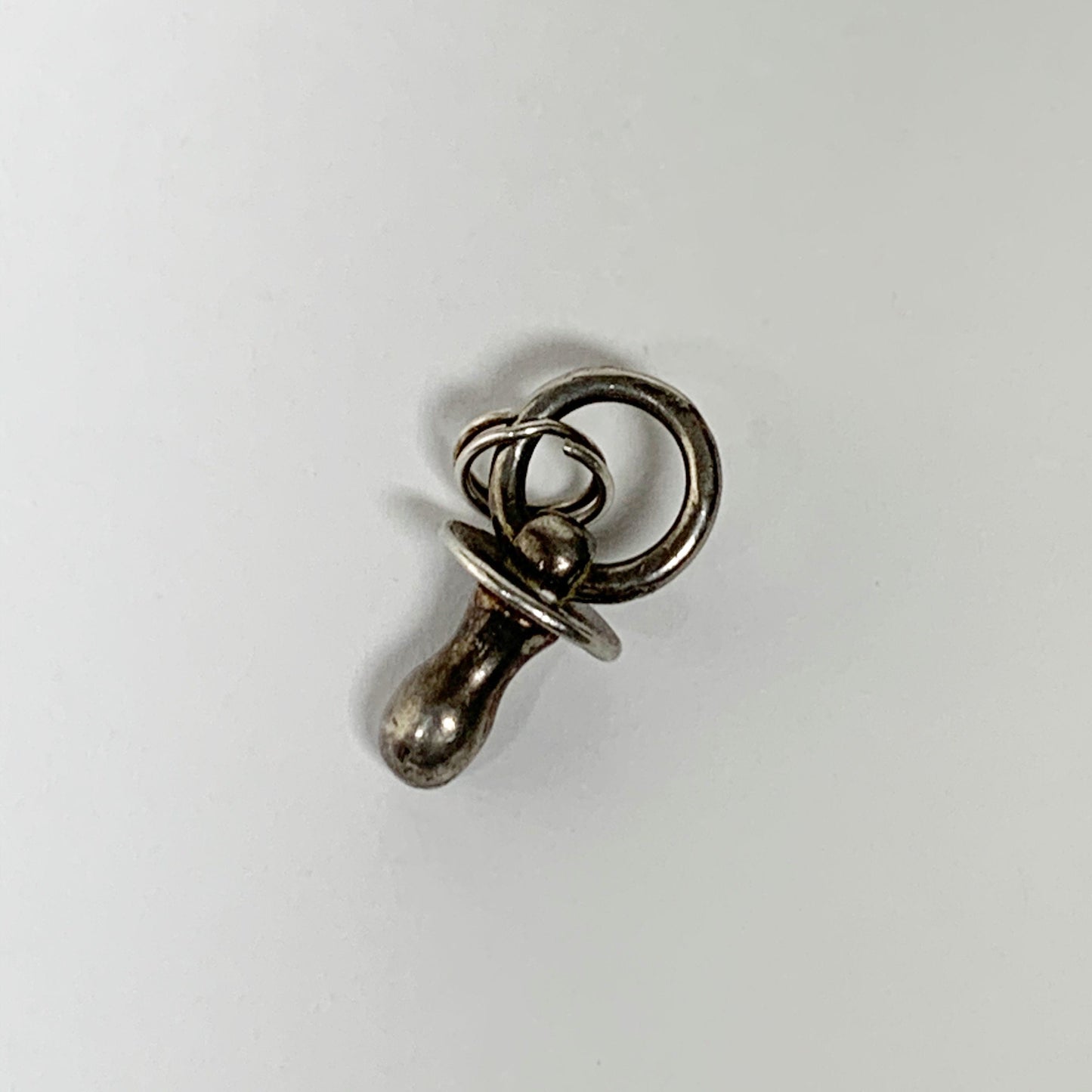 Vintage Silver Pacifier Charm | Baby Pacifier Charm