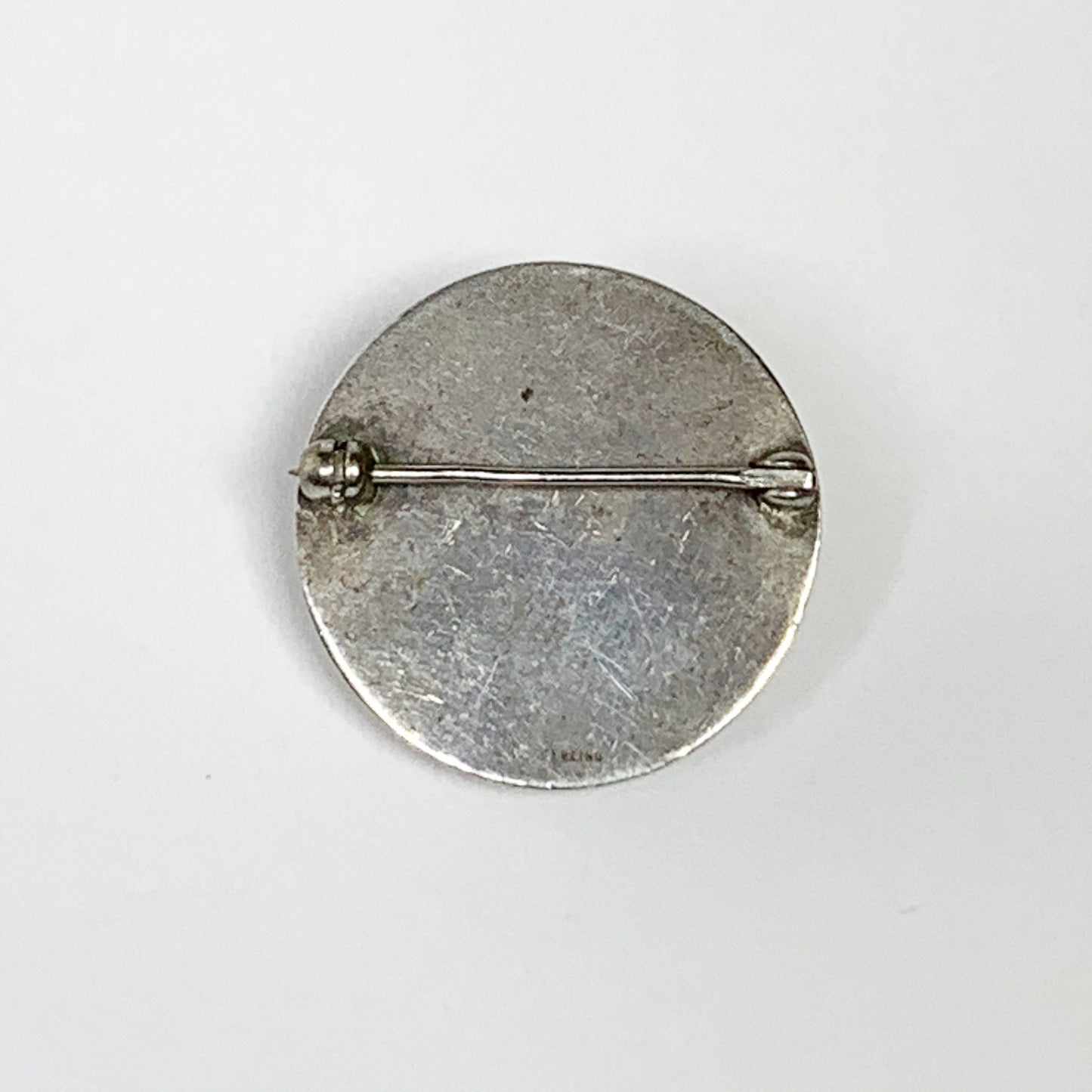 Vintage Silver Operculum Brooch