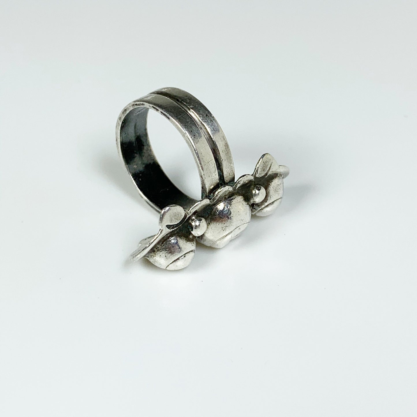 Vintage Alfredo Villasana Vindobonensis Modernist Ring | Silver Taxco Mexico Villasana Modernist Ring |  Size 7