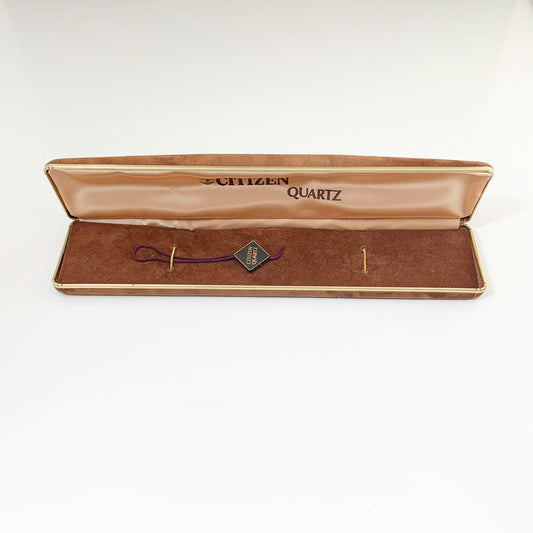 Vintage Citizen Watch Display Box | Vintage Watch Display Jewelry Box | Presentation Box