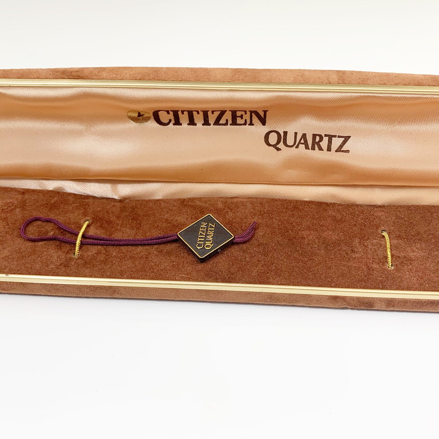 Vintage Citizen Watch Display Box | Vintage Watch Display Jewelry Box | Presentation Box