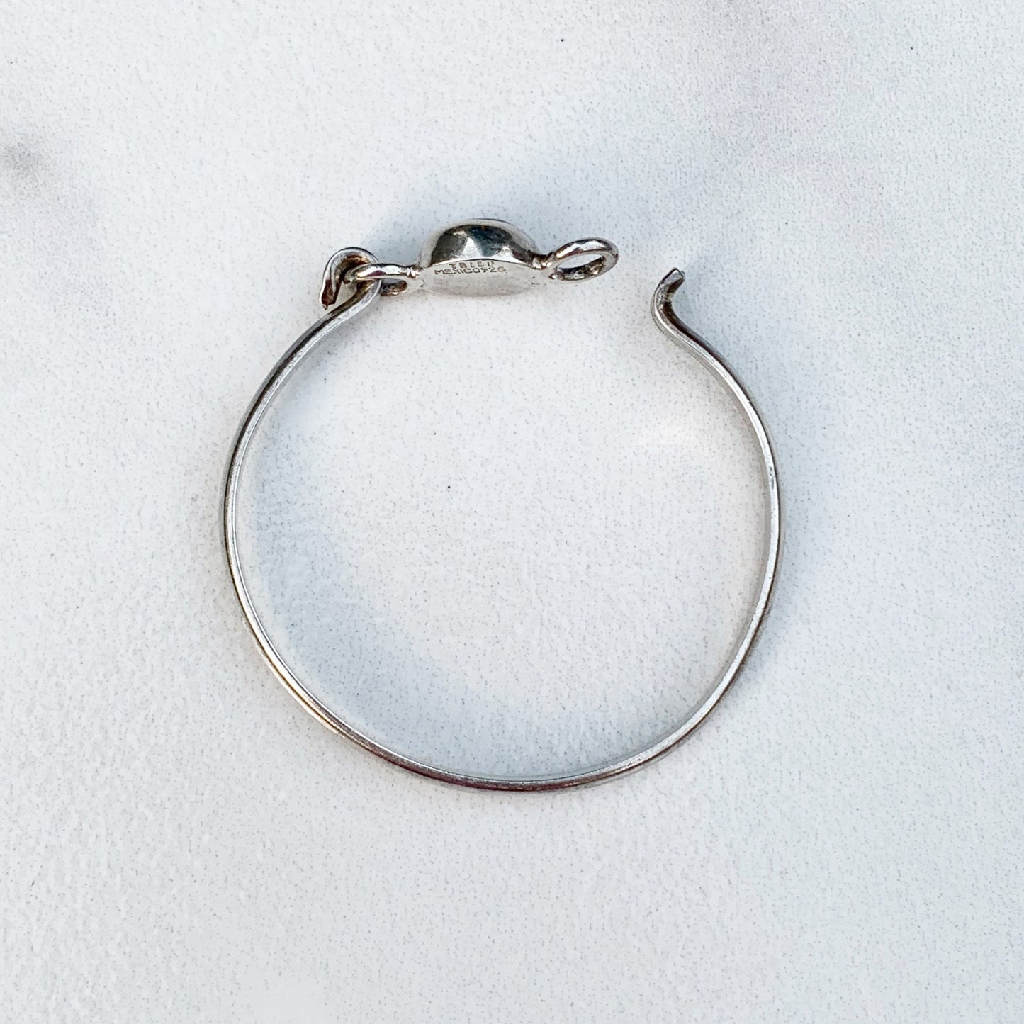 Vintage Mexican Silver Bracelet | Azurmalachite Modernist Bracelet