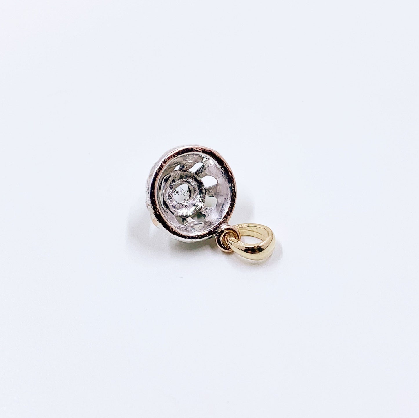 Antique Georgian Solitaire Diamond Pendant | Conversion | Antique Rose Cut Diamond Pendant