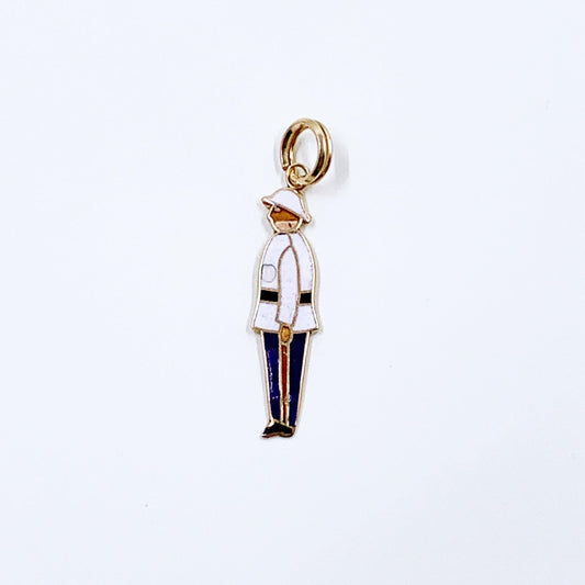 Vintage 10K Gold Bahamas Policeman Charm | Vintage BM CO Gold Charm | Gold Bahamas Souvenir Charm