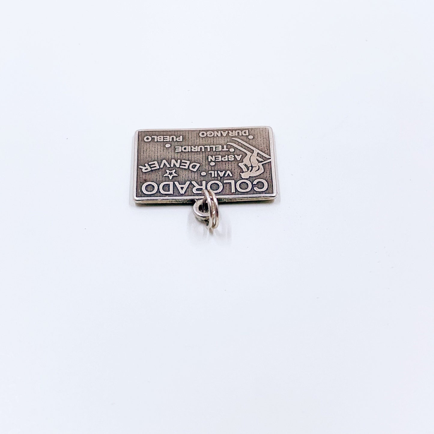 Vintage Colorado State Charm | Silver Colorado Travel Charm