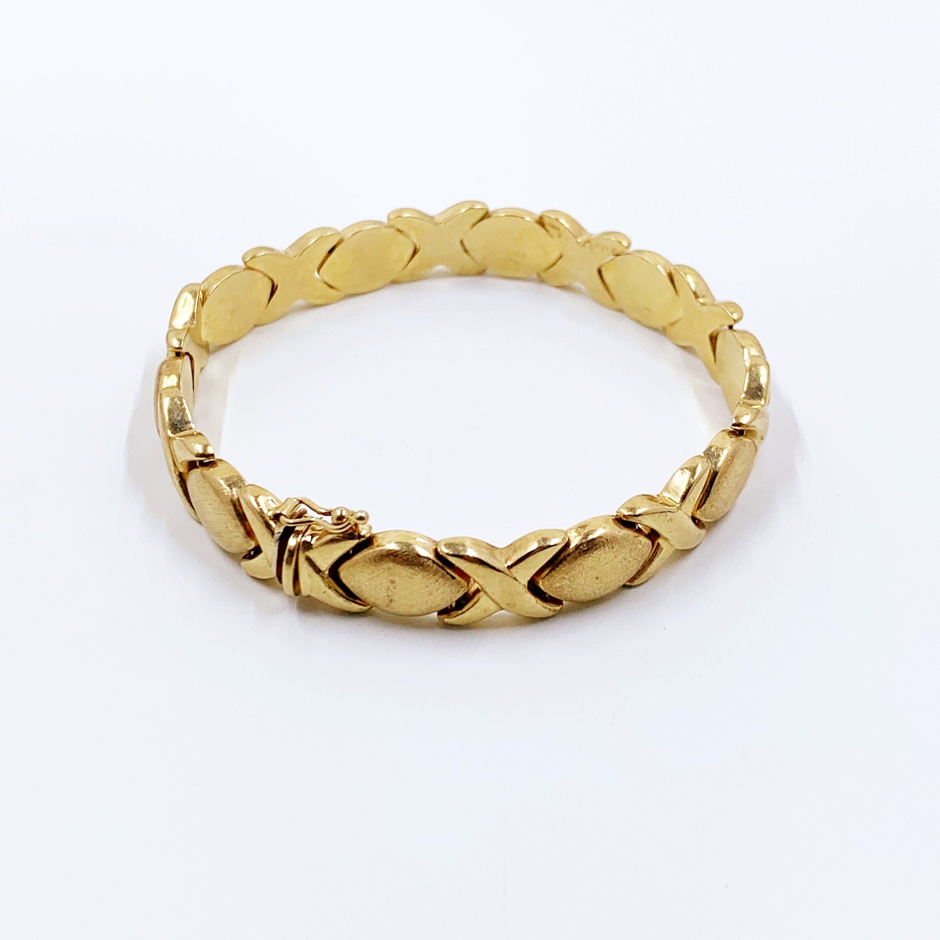 Clover Gold Diamond Loose Bracelet
