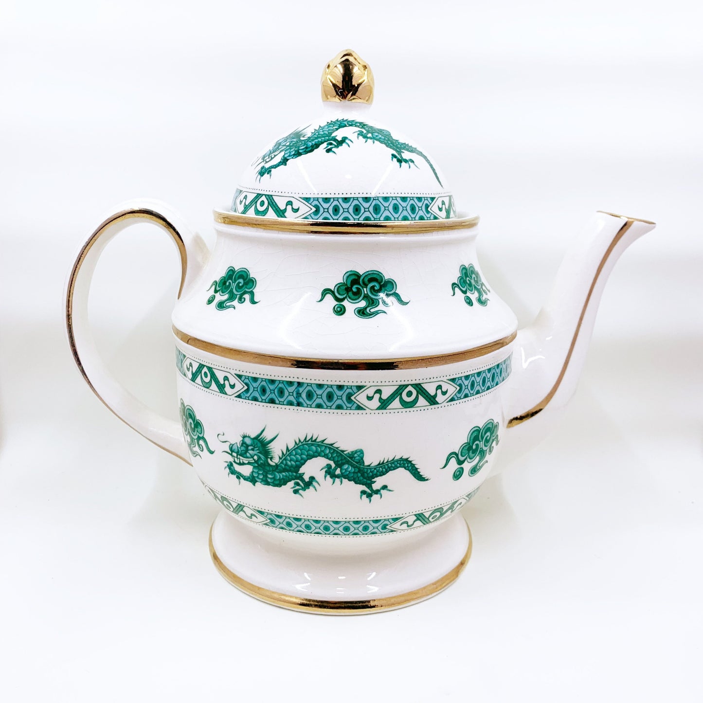 Vintage Price Kensington PEK ROYAL Green Dragon Teapot