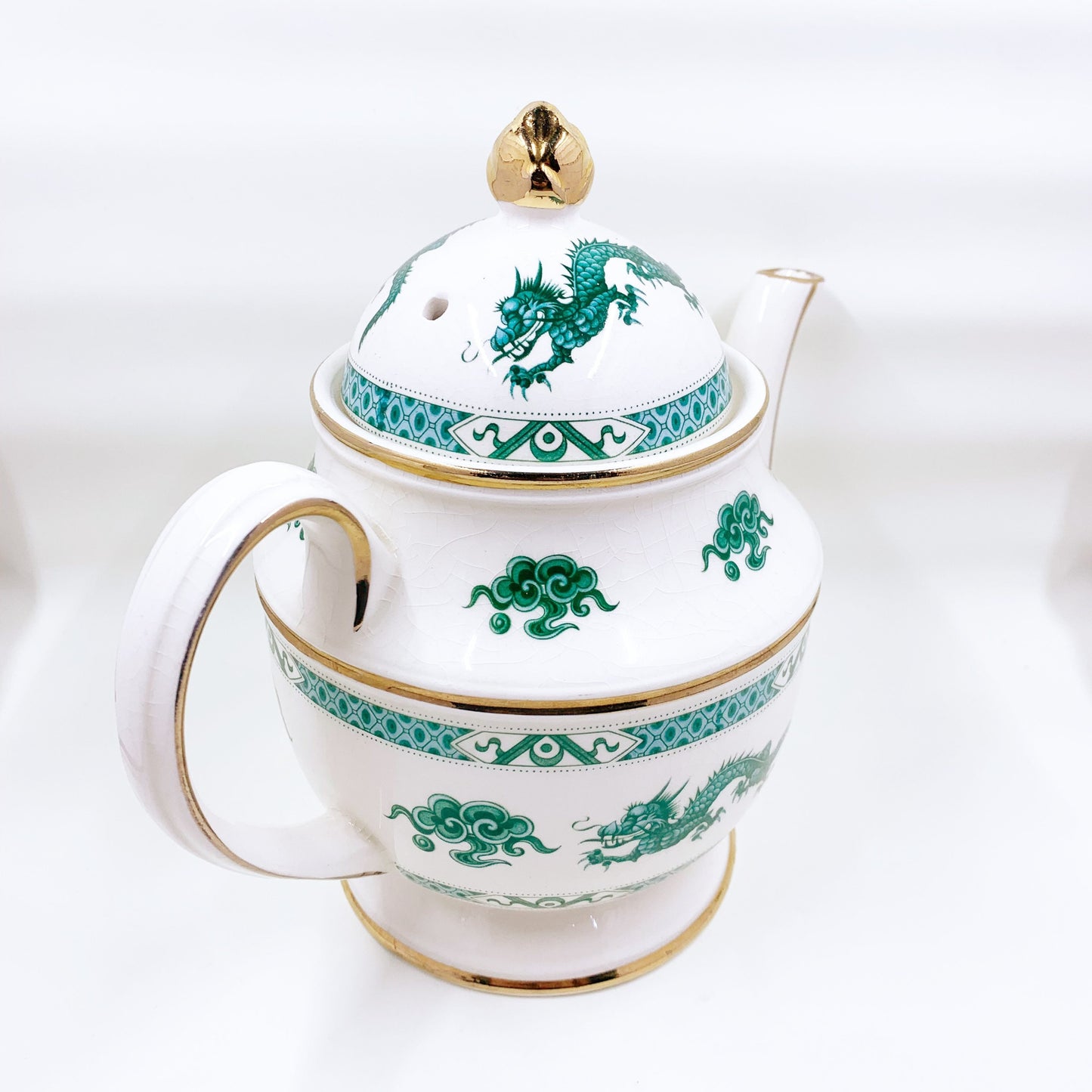 Vintage Price Kensington PEK ROYAL Green Dragon Teapot