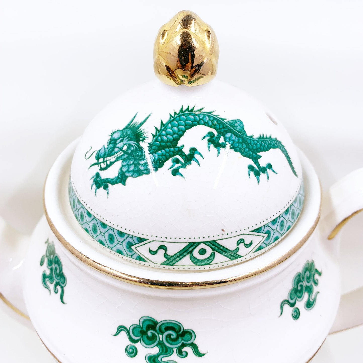 Vintage Price Kensington PEK ROYAL Green Dragon Teapot