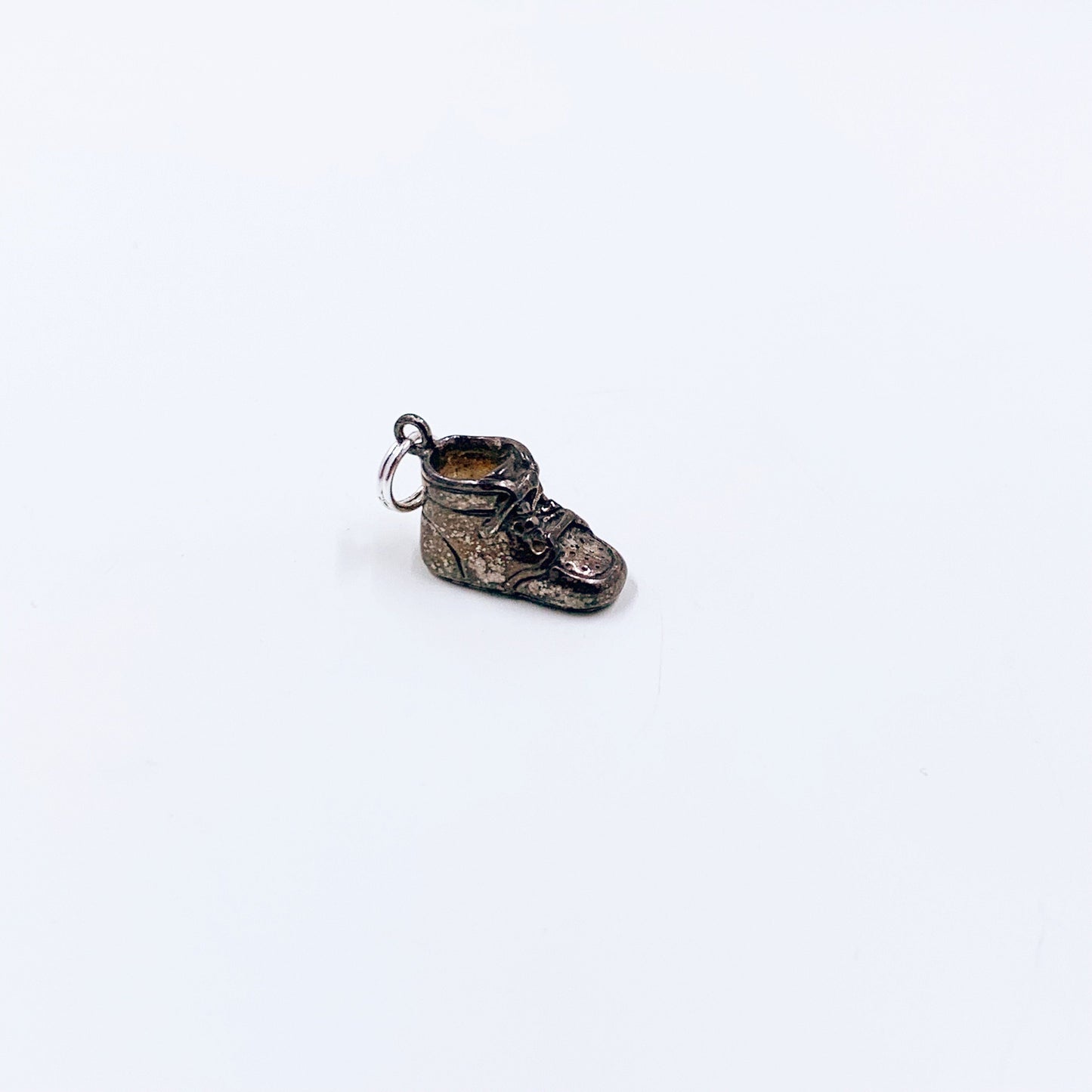 Vintage Silver Baby Shoe Charm