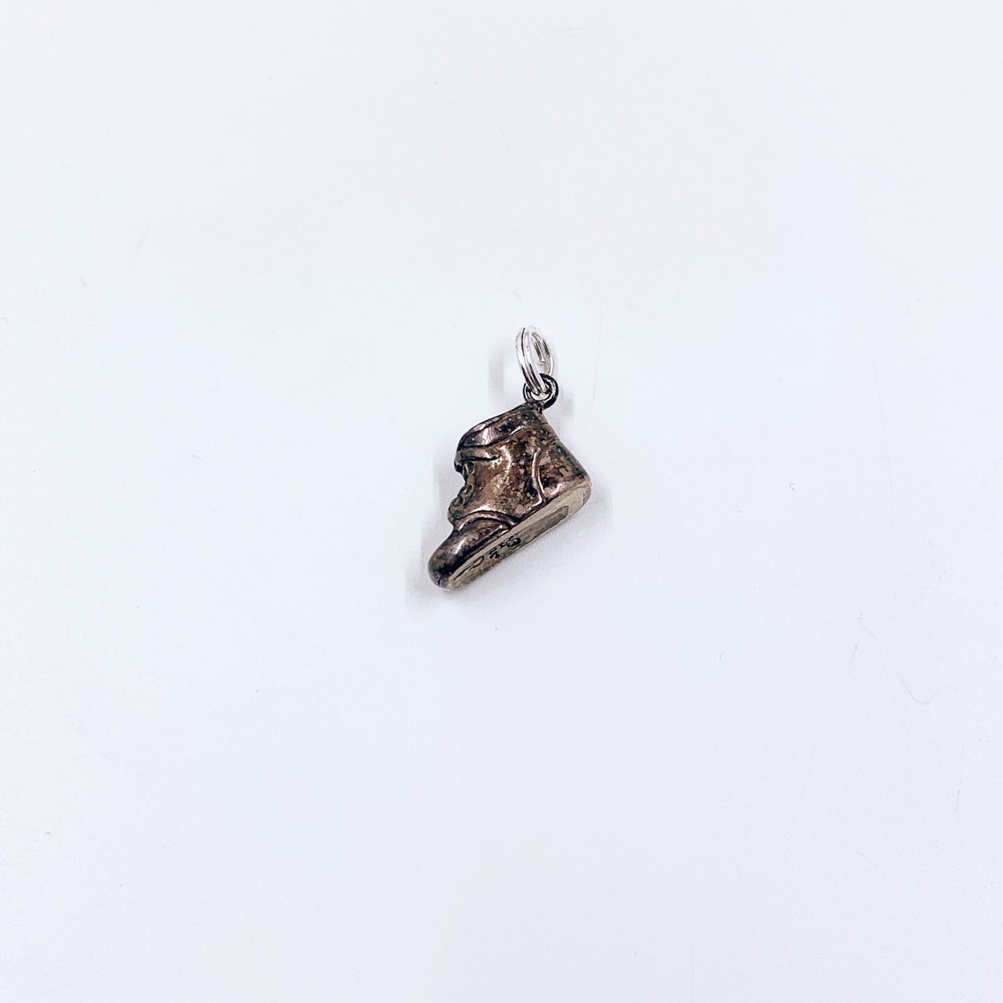 Vintage Silver Baby Shoe Charm