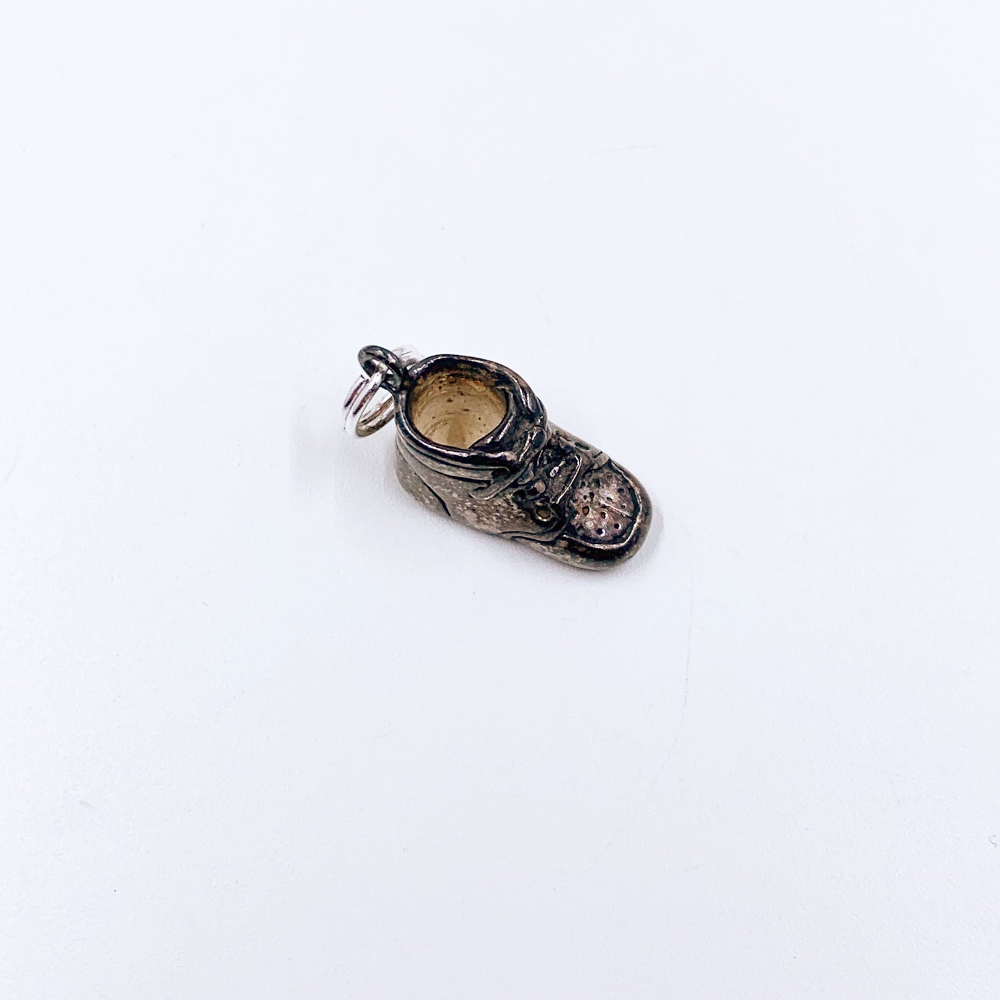 Vintage Silver Baby Shoe Charm