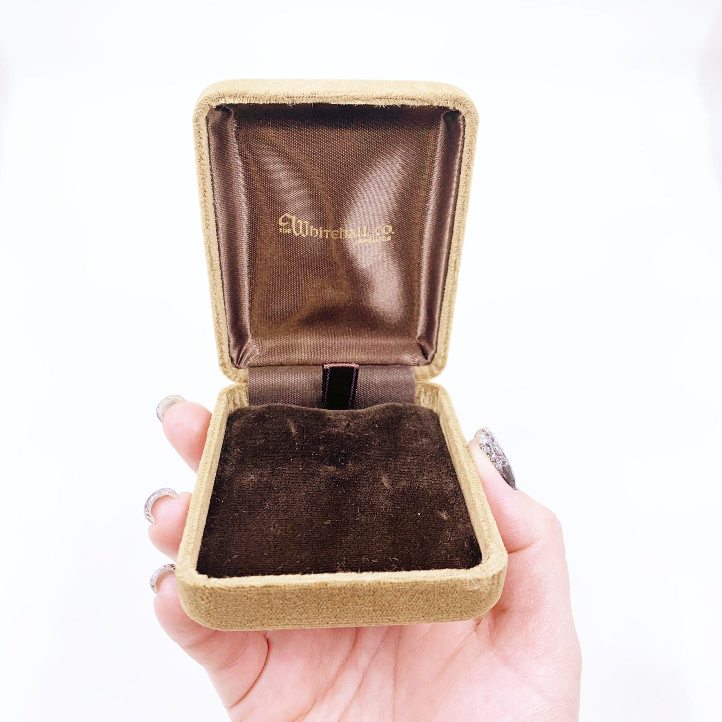 Vintage Whitehall Co Jewellers Necklace Presentation Jewelry Box | Jewelry Gift Box | Necklace Display | Brown Jewelry Display Box