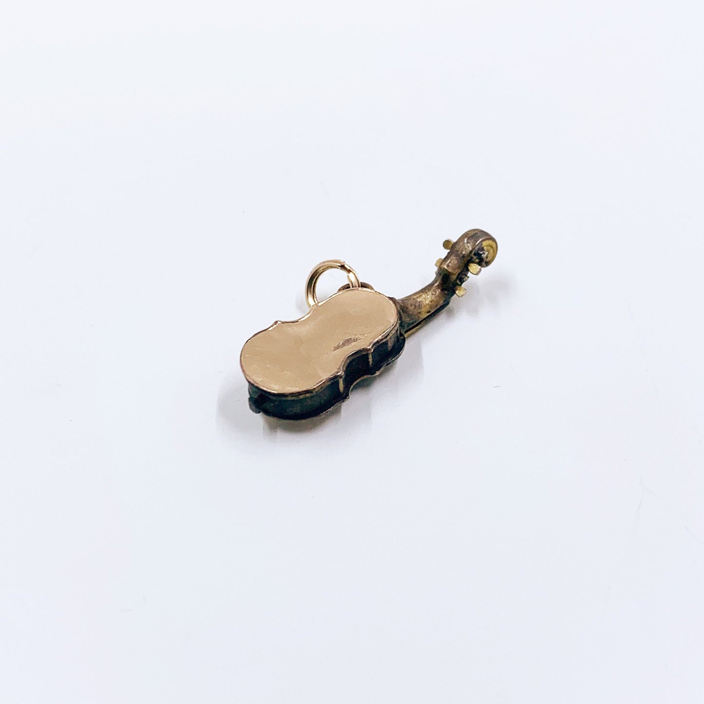 Vintage Gold Filled Cello Charm | Vintage Musical String Instrument Charm