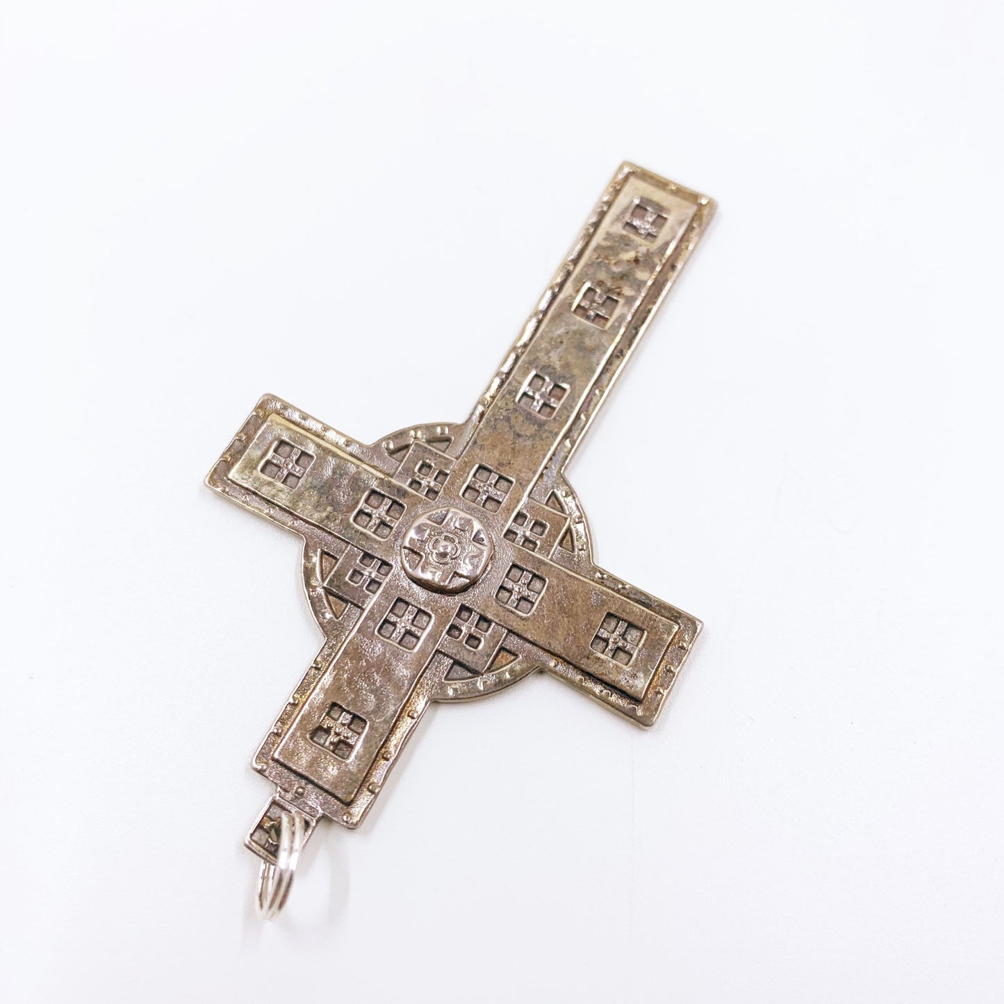 Sterling Silver Large Cross Pendant | Sterling Silver Crucifix Pendant | Sterling Christian Cross Gift